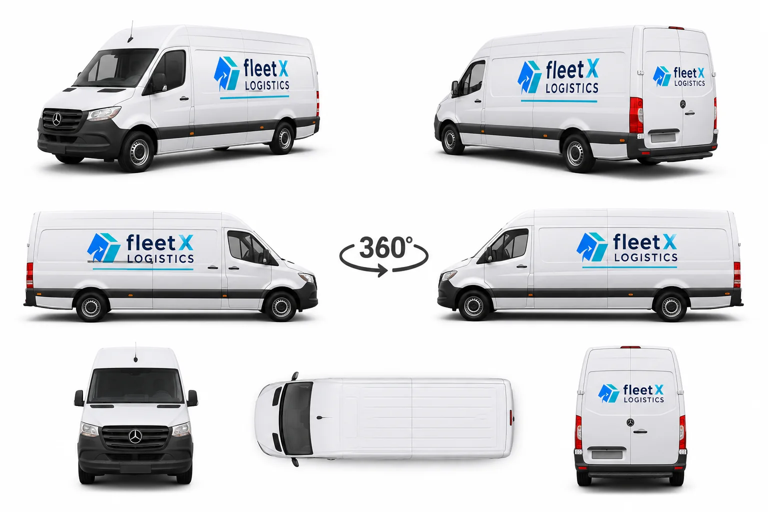 Sprinter Van / Cargo Van 360-style truck view